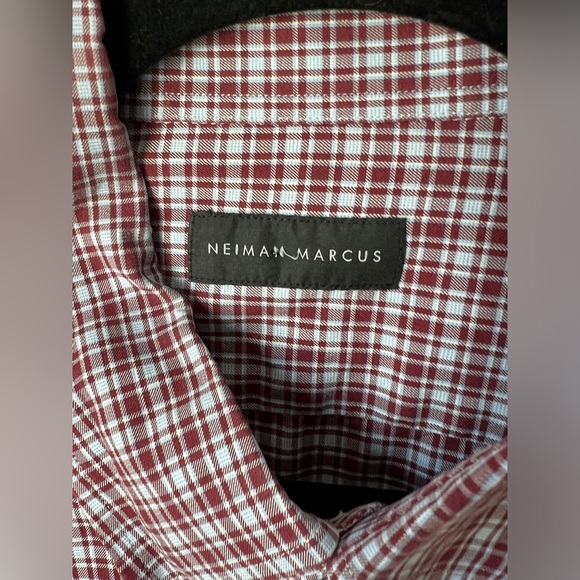 Neiman Marcus Red/Blue Shirt - Picture 2 of 4